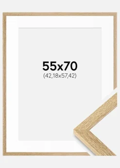 Ramme Selection Eg 55x70 cm - Passepartout Hvid 17x23 inches