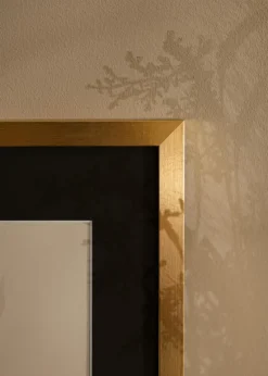 Ramme Selection Guld 40x60 cm - Passepartout Sort 25x50 cm