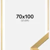 Ramme Selection Guld 70x100 cm - Passepartout Hvid 62x85 cm