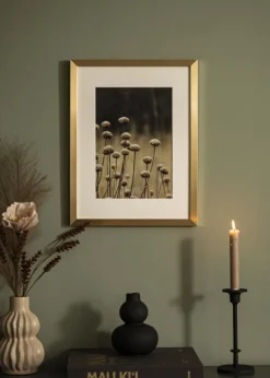 Ramme Selection Guld 40x60 cm - Passepartout Hvid 25x50 cm