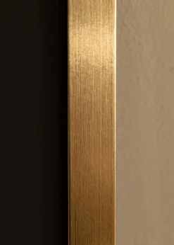 Ramme Selection Guld 40x50 cm - Passepartout Sort 27,5x37 cm
