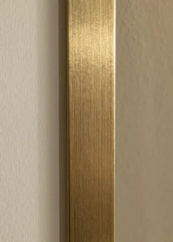 Ramme Selection Guld 70x90 cm - Passepartout Hvid 60x80 cm