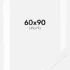 Ramme Selection Hvid 60x90 cm - Passepartout Hvid 50x80 cm
