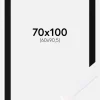 Ramme Selection Hvid 70x100 cm - Passepartout Sort 61x91,5 cm