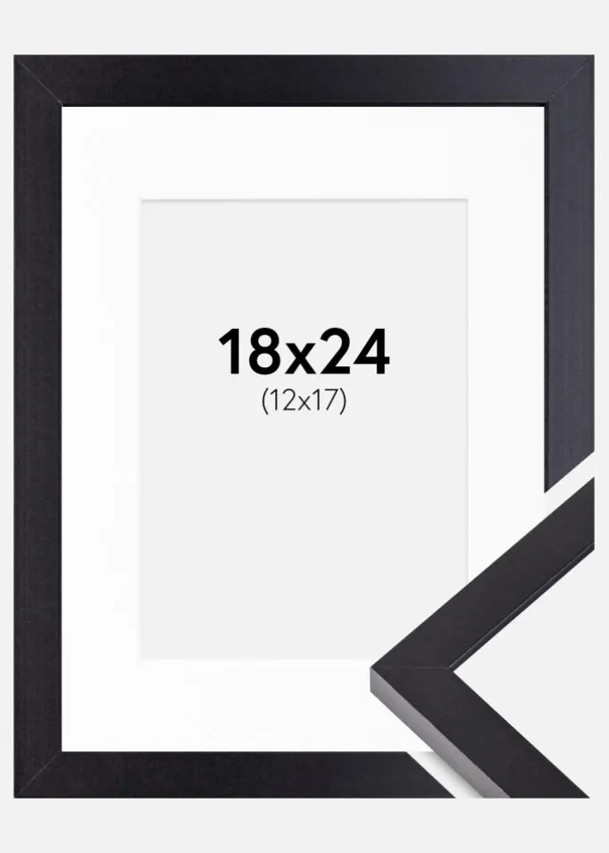 Ramme Selection Sort 18x24 cm - Passepartout Hvid 13x18 cm