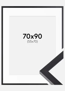 Ramme Selection Sort 70x90 cm - Passepartout Hvid 56x71 cm