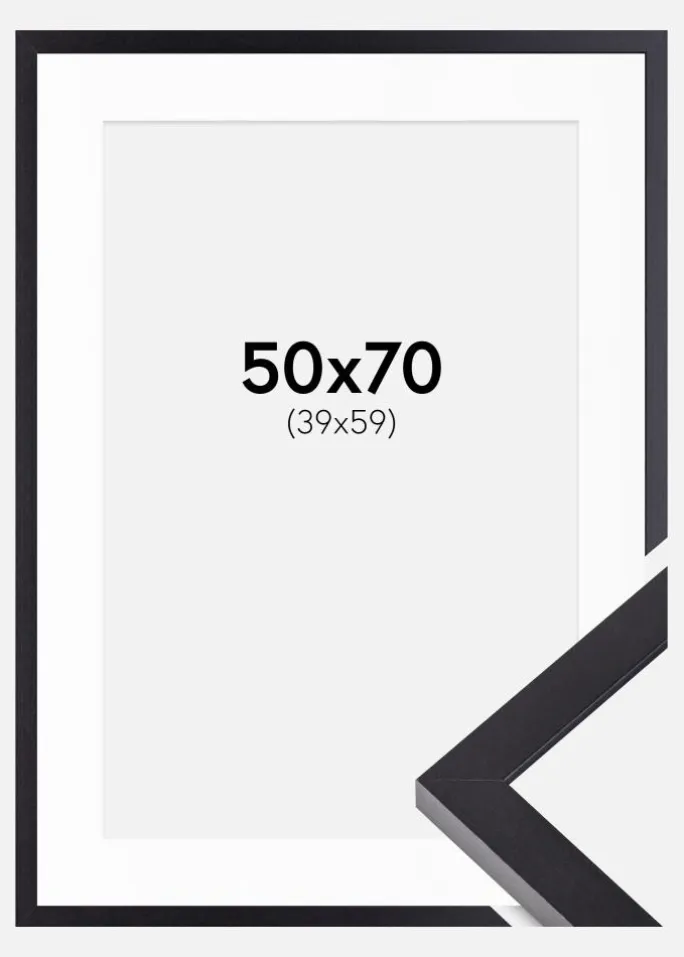 Ramme Selection Sort 50x70 cm - Passepartout Hvid 40x60 cm