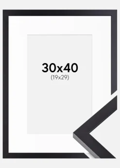 Ramme Selection Sort 30x40 cm - Passepartout Hvid 20x30 cm