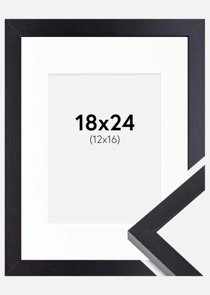 Ramme Selection Sort 18x24 cm - Passepartout Hvid 13x17 cm