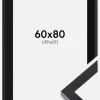 Ramme Selection Sort 60x80 cm - Passepartout Sort 50x70 cm