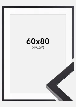 Ramme Selection Sort 60x80 cm - Passepartout Hvid 50x70 cm