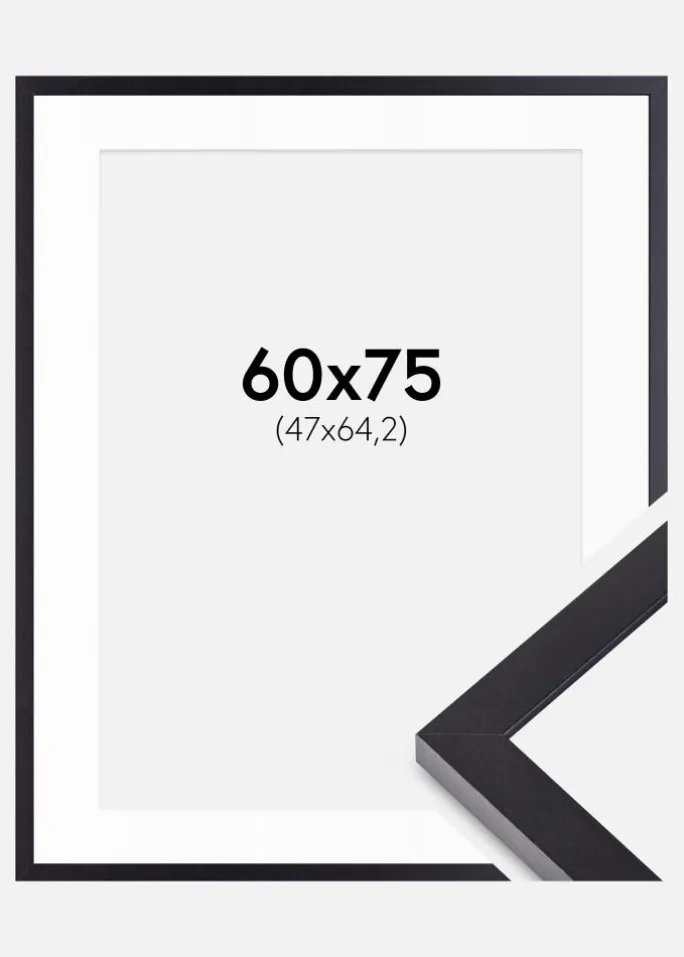 Ramme Selection Sort 60x75 cm - Passepartout Hvid 48x65,2 cm