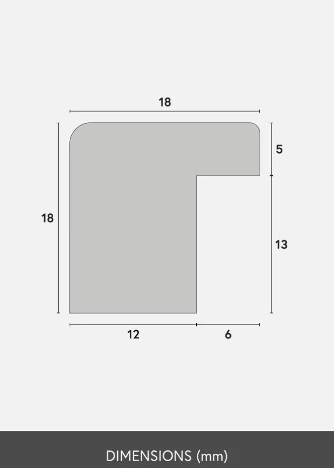 Ramme Selection Sort 60x80 cm - Passepartout Hvid 50x60 cm