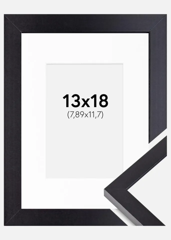 Ramme Selection Sort 13x18 cm - Passepartout Hvid 3,5x5 inches