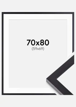 Ramme Selection Sort 70x80 cm - Passepartout Hvid 60x70 cm