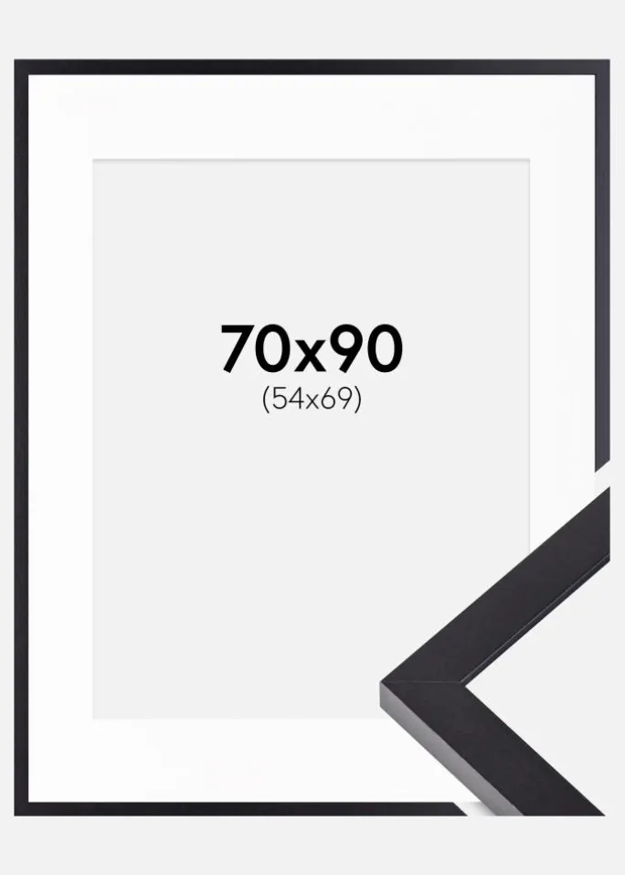 Ramme Selection Sort 70x90 cm - Passepartout Hvid 55x70 cm