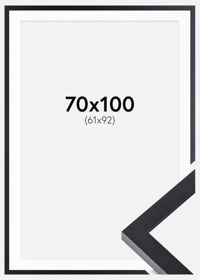 Ramme Selection Sort 70x100 cm - Passepartout Hvid 62x93 cm