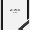 Ramme Selection Sort 70x100 cm - Passepartout Sort 62x85 cm