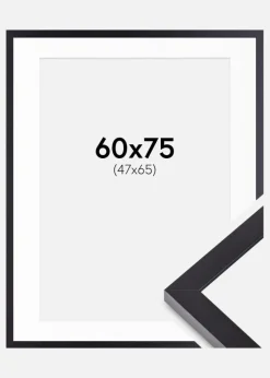 Ramme Selection Sort 60x75 cm - Passepartout Hvid 48x66 cm