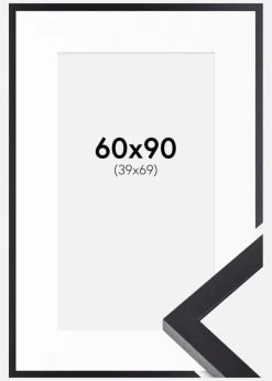 Ramme Selection Sort 60x90 cm - Passepartout Hvid 40x70 cm