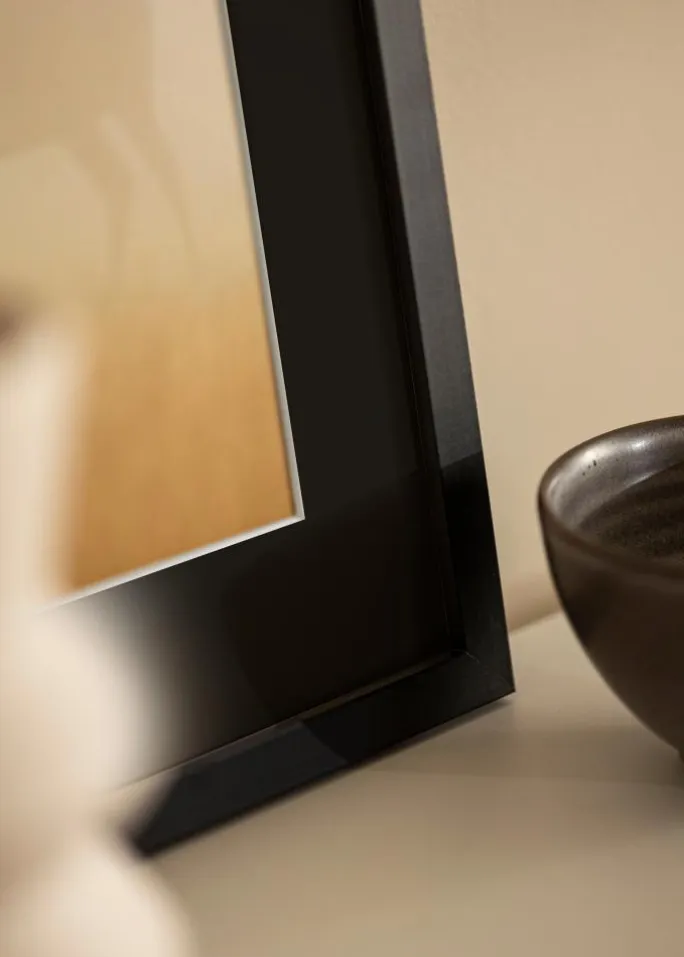 Ramme Selection Sort 40x50 cm - Passepartout Sort 28x35 cm