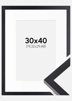 Ramme Selection Sort 30x40 cm - Passepartout Hvid 8x12 inches