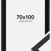 Ramme Selection Sort 70x100 cm - Passepartout Sort 59,4x84 cm (A1)