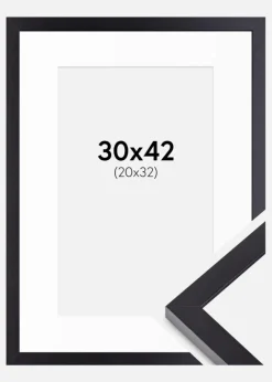 Ramme Selection Sort 30x42 cm - Passepartout Hvid 21x33 cm