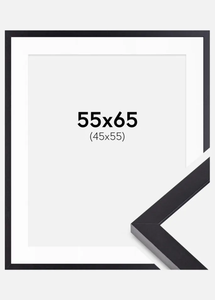 Ramme Selection Sort 55x65 cm - Passepartout Hvid 46x56 cm
