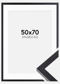 Ramme Selection Sort 50x70 cm - Passepartout Hvid 42x59,4 cm (A2)