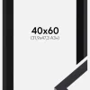 Ramme Selection Sort 40x60 cm - Passepartout Sort 32,9x48,3 cm (A3+)