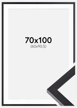 Ramme Selection Sort 70x100 cm - Passepartout Hvid 61x91,5 cm