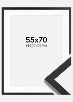 Ramme Selection Sort 55x70 cm - Passepartout Hvid 18x24 inches