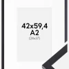 Ramme Selection Sort 42x59,4 cm (A2) - Passepartout Hvid 25x38 cm