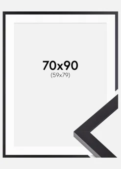 Ramme Selection Sort 70x90 cm - Passepartout Hvid 60x80 cm