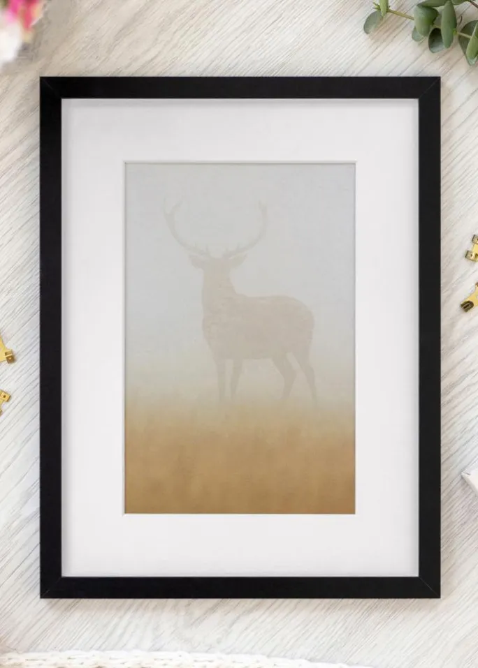 Ramme Selection Sort 15x20 cm - Passepartout Hvid 4x5 inches