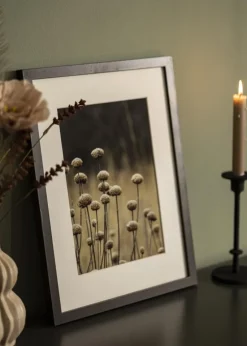 Ramme Selection Valnød 13x18 cm - Passepartout Hvid 3,5x5 inches