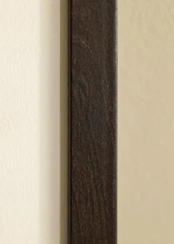 Ramme Selection Valnød 50x70 cm - Passepartout Hvid 42x59,4 cm (A2)