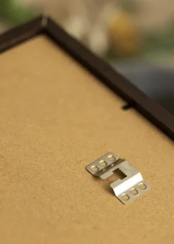 Ramme Selection Valnød 65x65 cm - Passepartout Hvid 55x55 cm