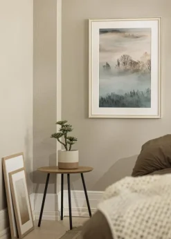 Ramme Shabby Chic Hvid 60x80 cm - Passepartout Hvid 50x65 cm