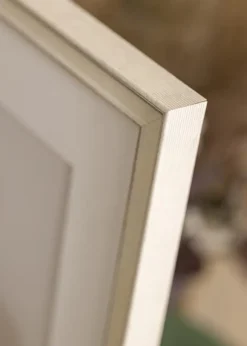 Ramme Shabby Chic Hvid 40x60 cm - Passepartout Hvid 32,9x48,3 cm (A3+)