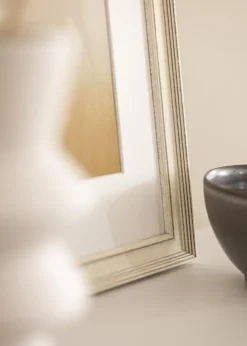 Ramme Shabby Chic Hvid 50x60 cm - Passepartout Hvid 16x20 inches