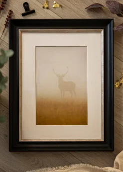 Ramme Åshammar Sort/Sølv - Valgfri Størrelse (Plexiglas)