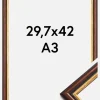 Ramme Siljan Akrylglas Brun 29,7x42 cm (A3)
