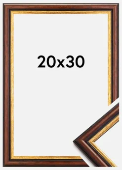 Ramme Siljan Akrylglas Brun 20x30 cm