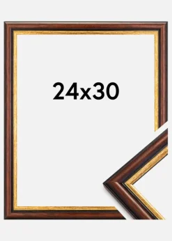 Ramme Siljan Akrylglas Brun 24x30 cm