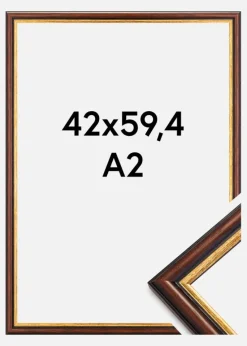 Ramme Siljan Akrylglas Brun 42x59,4 cm (A2)