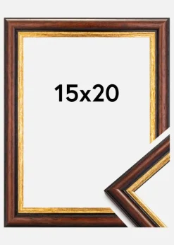 Ramme Siljan Akrylglas Brun 15x20 cm