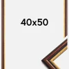 Ramme Siljan Akrylglas Brun 40x50 cm