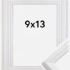 Ramme Siljan Akrylglas Hvid 9x13 cm